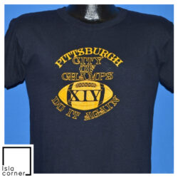 Vintage 80s Pittsburgh Steelers Super Bowl XIV T Shirt
