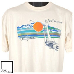 Vintage 80s San Francisco California Sailing Shirt