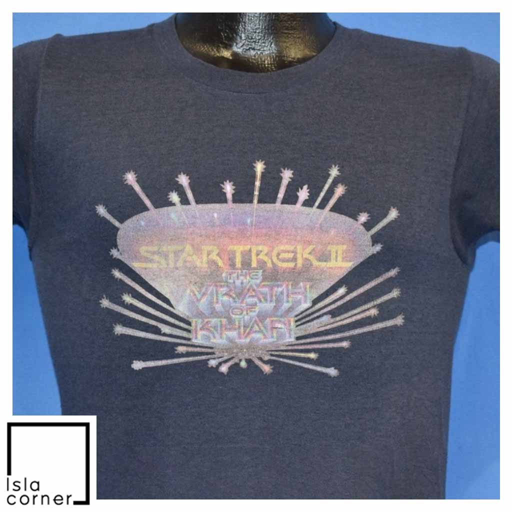 Vintage 80s Star Trek II Wrath of Khan Movie T Shirt Vintage 80s Star Trek II Wrath of Khan Movie T Shirt