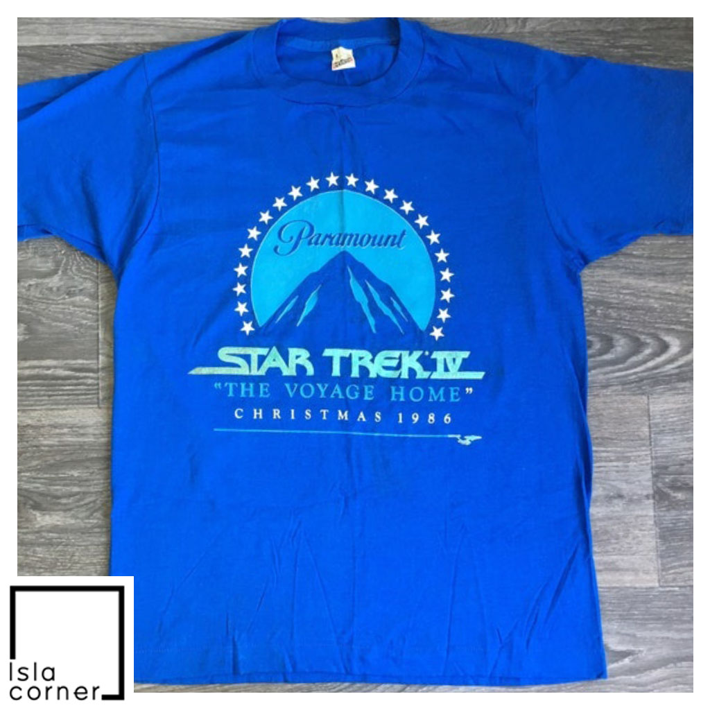 Vintage 80s Star Trek IV The Voyage Home Paramount Christmas 1986 Shirt Vintage 80s Star Trek IV The Voyage Home Paramount Christmas 1986 Shirt