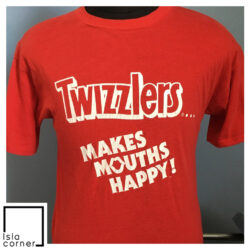 Vintage 80s Twizzlers Makes Mouths Happy Shirt