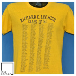 Vintage 80s Ziggy Richard C Lee High School T Shirt Front