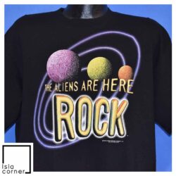 Vintage 90s 3rd Rock From the Sun Aliens Are Here TV T Shirt Front