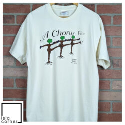 Vintage 90s A Chorus Vine Wine Dancing Parody Shirt