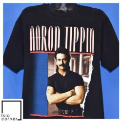 Vintage 90s Aaron Tippen Read Between the Lines T Shirt Front
