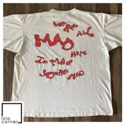 Vintage 90s Alice In Wonderland Cheshire Cat Andazia T Shirt Back