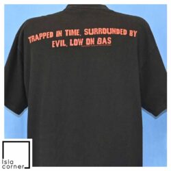 Vintage 90s Army of Darkness Ash Williams Movie T Shirt Back