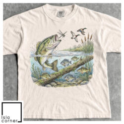 Vintage 90s Bass River River Wildlife Shirt