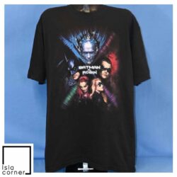 Vintage 90s Batman & Robin DC Comics Superhero Movie T Shirt