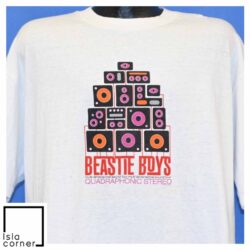 Vintage 90s Beastie Boys Quadrophonic Stereo Tour 95 T Shirt Front