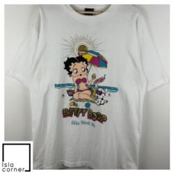 Vintage 90s Betty Boop Bike Week '96 Shirt