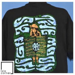 Vintage 90s Black Crowes High as the Moon Tour 1992 T Shirt Back
