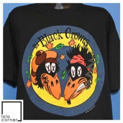 Vintage 90s Black Crowes High as the Moon Tour 1992 T Shirt Front