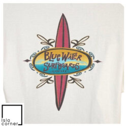 Vintage 90s Blue Water Surfboards Hawaii Shirt