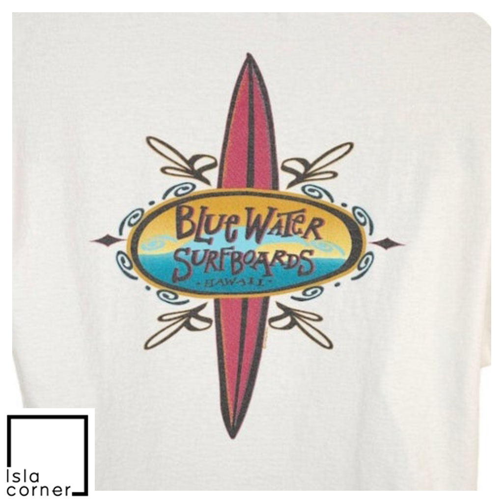 Vintage 90s Blue Water Surfboards Hawaii Shirt Vintage 90s Blue Water Surfboards Hawaii Shirt