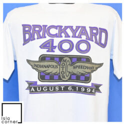 Vintage 90s Brickyard 400 Indianapolis Motor Speedway Racing T Shirt