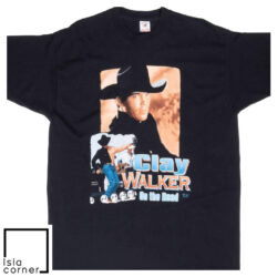Vintage 90s Clay Walker On the Road Country Music Tour Shirt