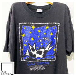 Vintage 90s Cow Tipping Wisconsin Shirt