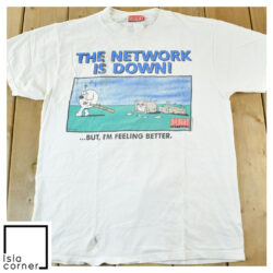Vintage 90s Dilbert Comics The Network Is Down Shirt
