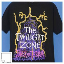 Vintage 90s Disney Twilight Zone Tower of Terror Ride T Shirt Front