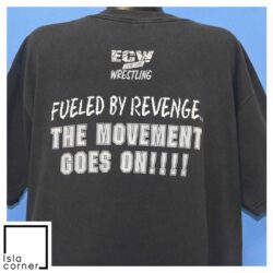Vintage 90s ECW Extreme Championship Wrestling Hardcore T Shirt Back