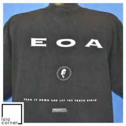 Vintage 90s Engines of Aggression Speak Album T Shirt Back