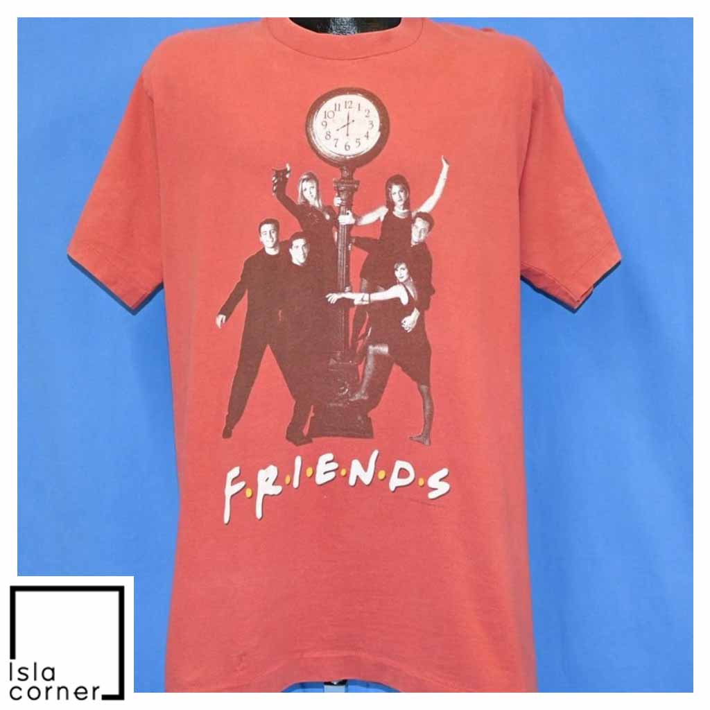 Vintage 90s Friends TV Show Sitcom Cast Red T Shirt Vintage 90s Friends TV Show Sitcom Cast Red T Shirt