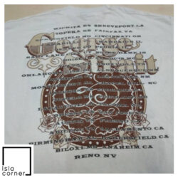 Vintage 90s George Strait American Singer Songwriter Country Shirt Back