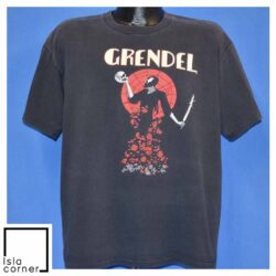 Vintage 90s Grendel Hunter Rose Comic Book Villain T Shirt