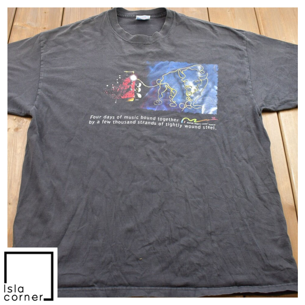 Vintage 90s Hanes Guitar Music Festival Shirt Vintage 90s Hanes Guitar Music Festival Shirt