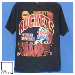 Vintage 90s Houston Rockets 1994 NBA Finals Basketball T Shirt