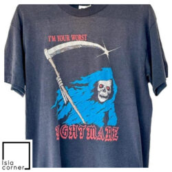 Vintage 90s I'm Your Worst Nightmare Horror Shirt