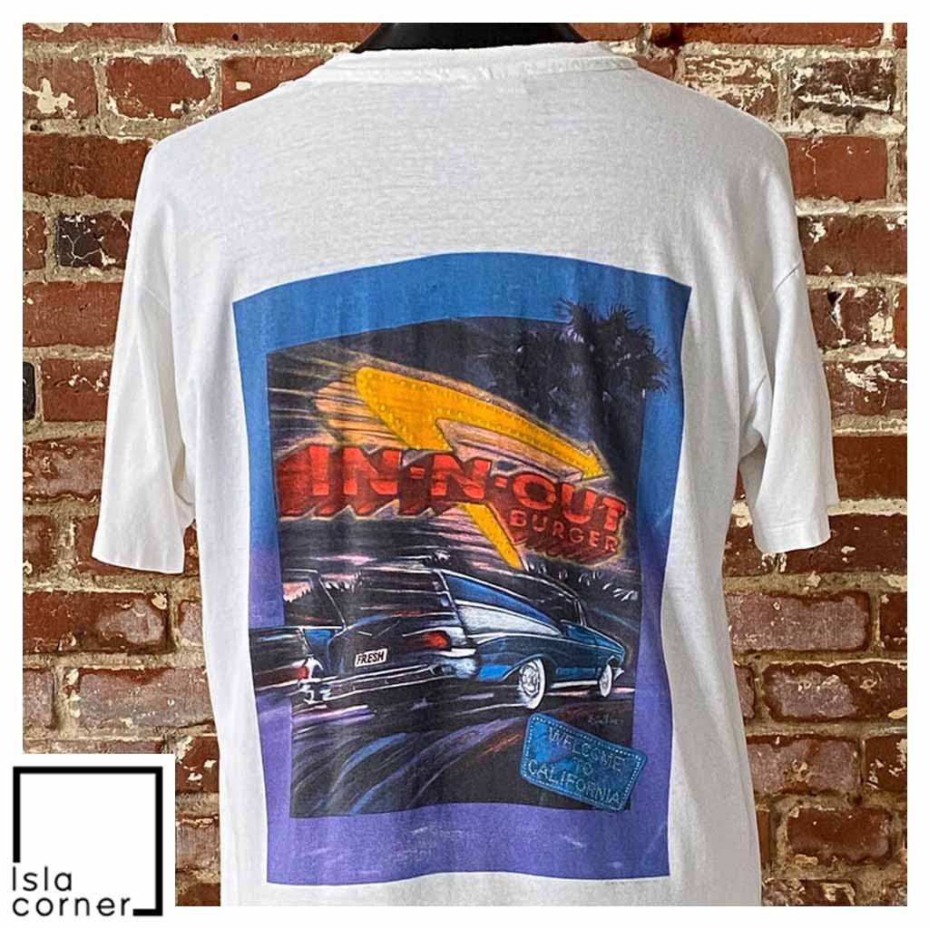 Vintage 90s In N Out Burger Southern California T Shirt Back Vintage 90s In N Out Burger Southern California T Shirt Back