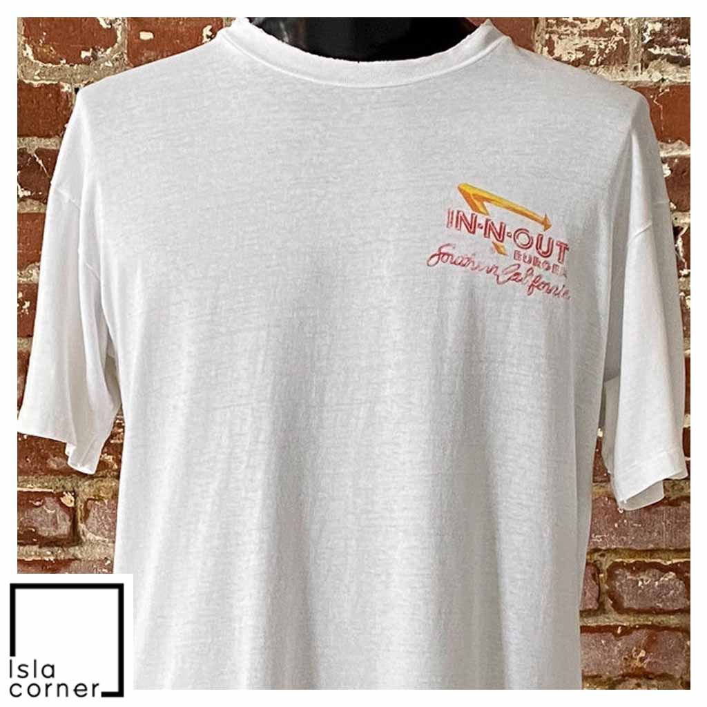 Vintage 90s In N Out Burger Southern California T Shirt Front Vintage 90s In N Out Burger Southern California T Shirt Front