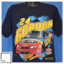 Vintage 90s Jeff Gordon NASCAR #24 Monte Carlo T Shirt Front