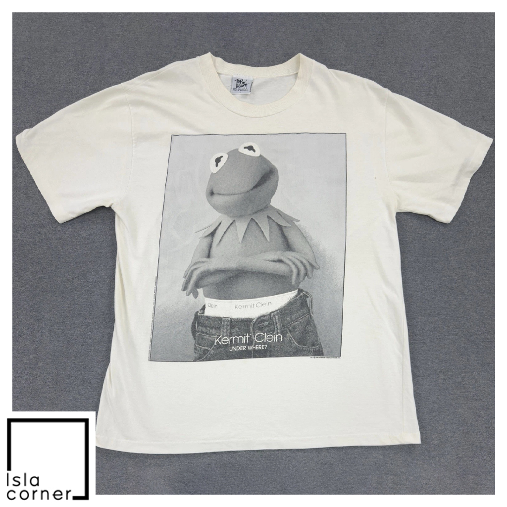 Vintage 90s Kermit The Frog Kermit Clein Muppets Calvin Klein Shirt Vintage 90s Kermit The Frog Kermit Clein Muppets Calvin Klein Shirt