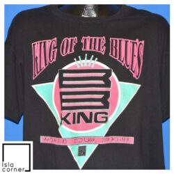 Vintage 90s King Of The Blues BB King Tour 1990 T Shirt