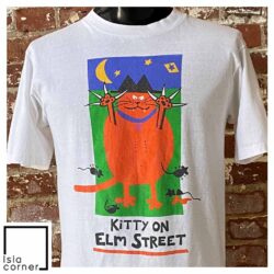 Vintage 90s Kitty On Elm Street T Shirt