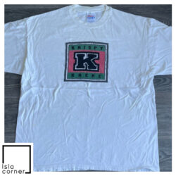 Vintage 90s Krispy Kreme Box Logo Donuts Bakery Shirt