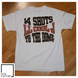 Vintage 90s LL Cool J 14 Shots to the Dome T Shirt Back