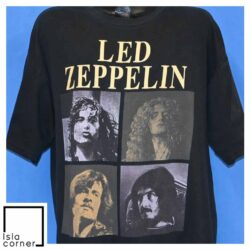 Vintage 90s Led Zeppelin Winterland Rock Band T Shirt Front