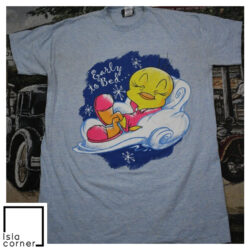 Vintage 90s Looney Tunes Pajama Tweety Bird Early To Bed Early To Rise Shirt