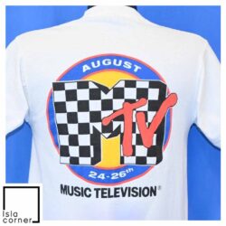 Vintage 90s MTV Grand Prix of Denver 1990 Racing T Shirt Back