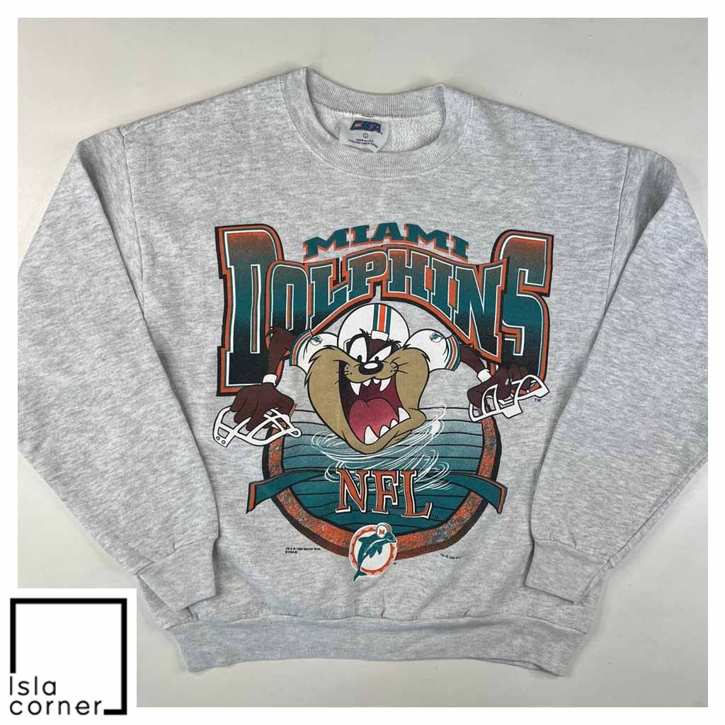 Vintage 90s Miami Dolphins Taz Sweatshirt Vintage 90s Miami Dolphins Taz Sweatshirt