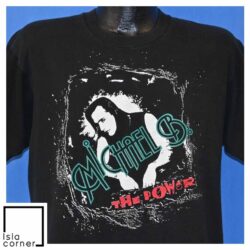 Vintage 90s Michael B And The Power Body Language Music T Shirt Front