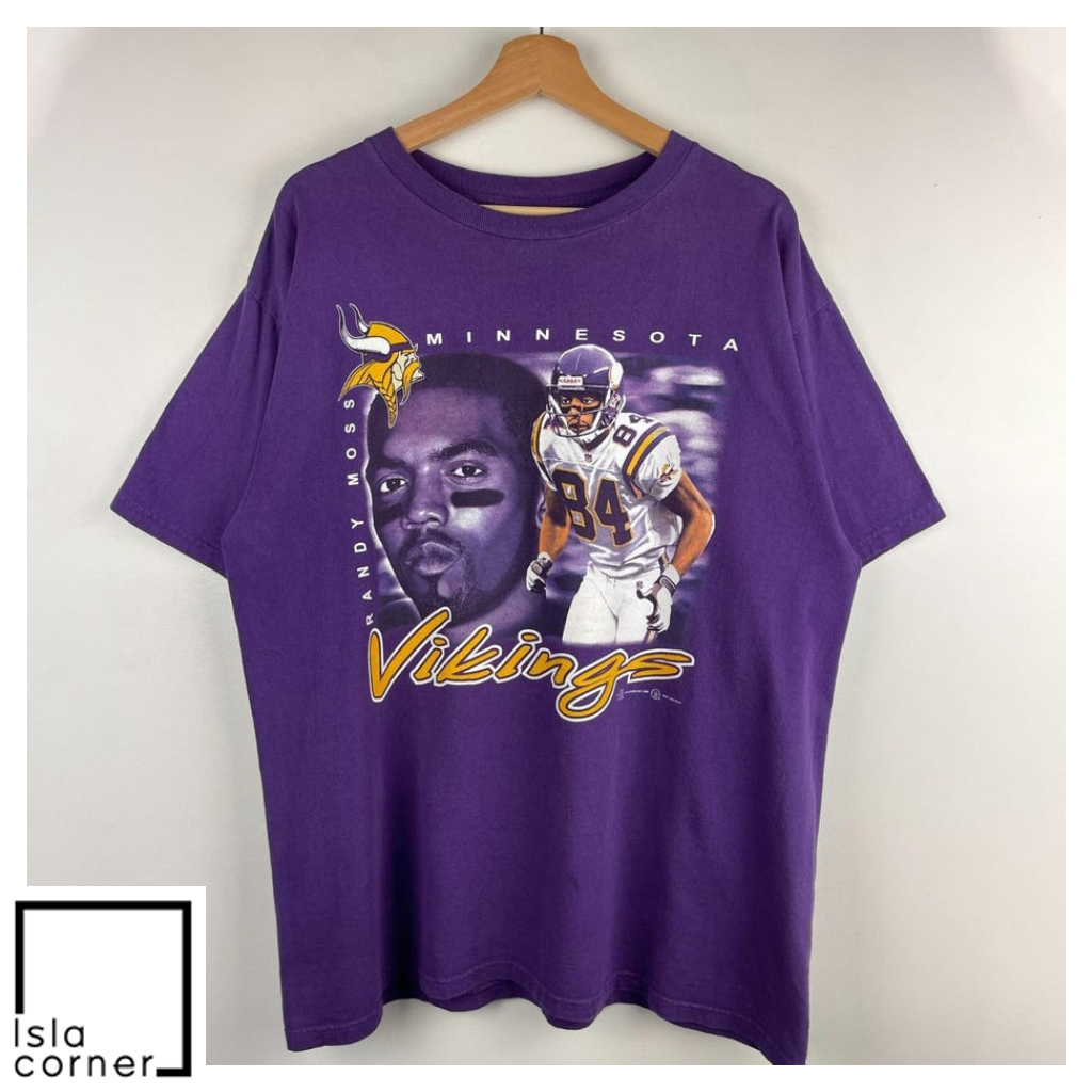 Vintage 90s NFL Minnesota Vikings Randy Moss Shirt Vintage 90s NFL Minnesota Vikings Randy Moss Shirt