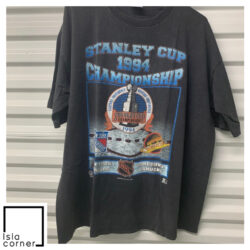 Vintage 90’s New York Rangers Vs Vancouver Canucks 1994 NHL Stanley Cup Champion Shirt