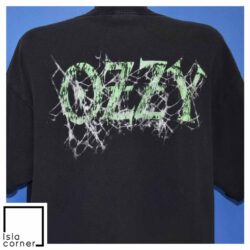 Vintage 90s Ozzy Osbourne Spiderwebs Heavy Metal T Shirt Back