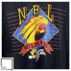Vintage 90s Perth Wildcats Jersey Basketball Shirt