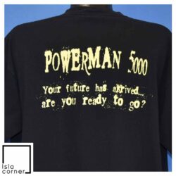 Vintage 90s Powerman 5000 Tonight the Stars Revolt T Shirt Back